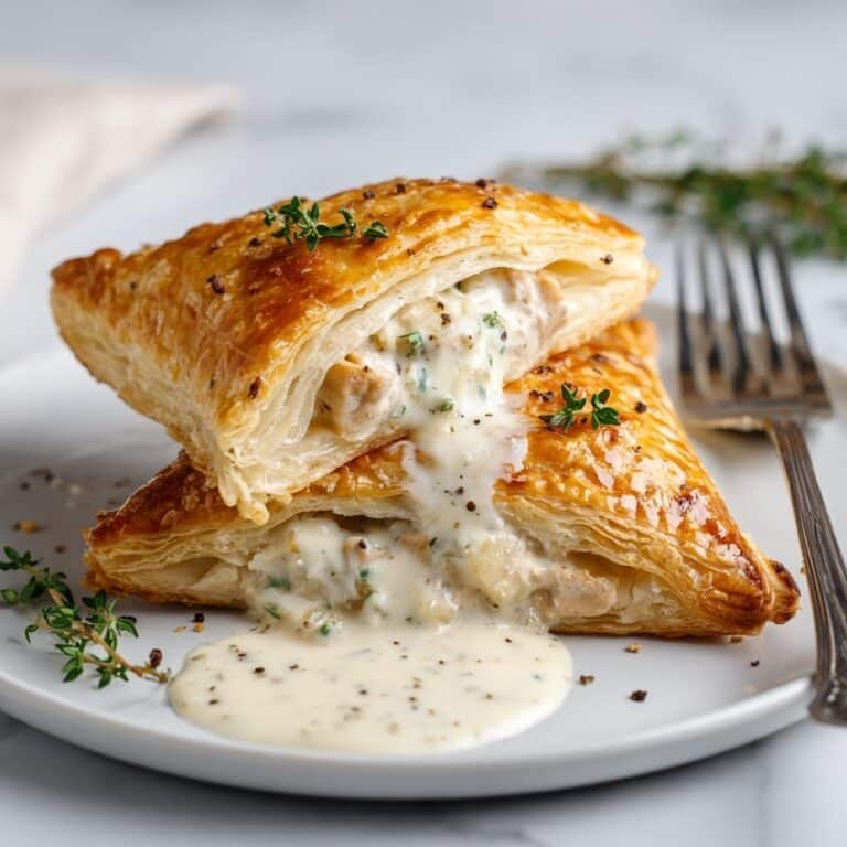 Chicken Wellington with Dijon Cream Sauce Recipe