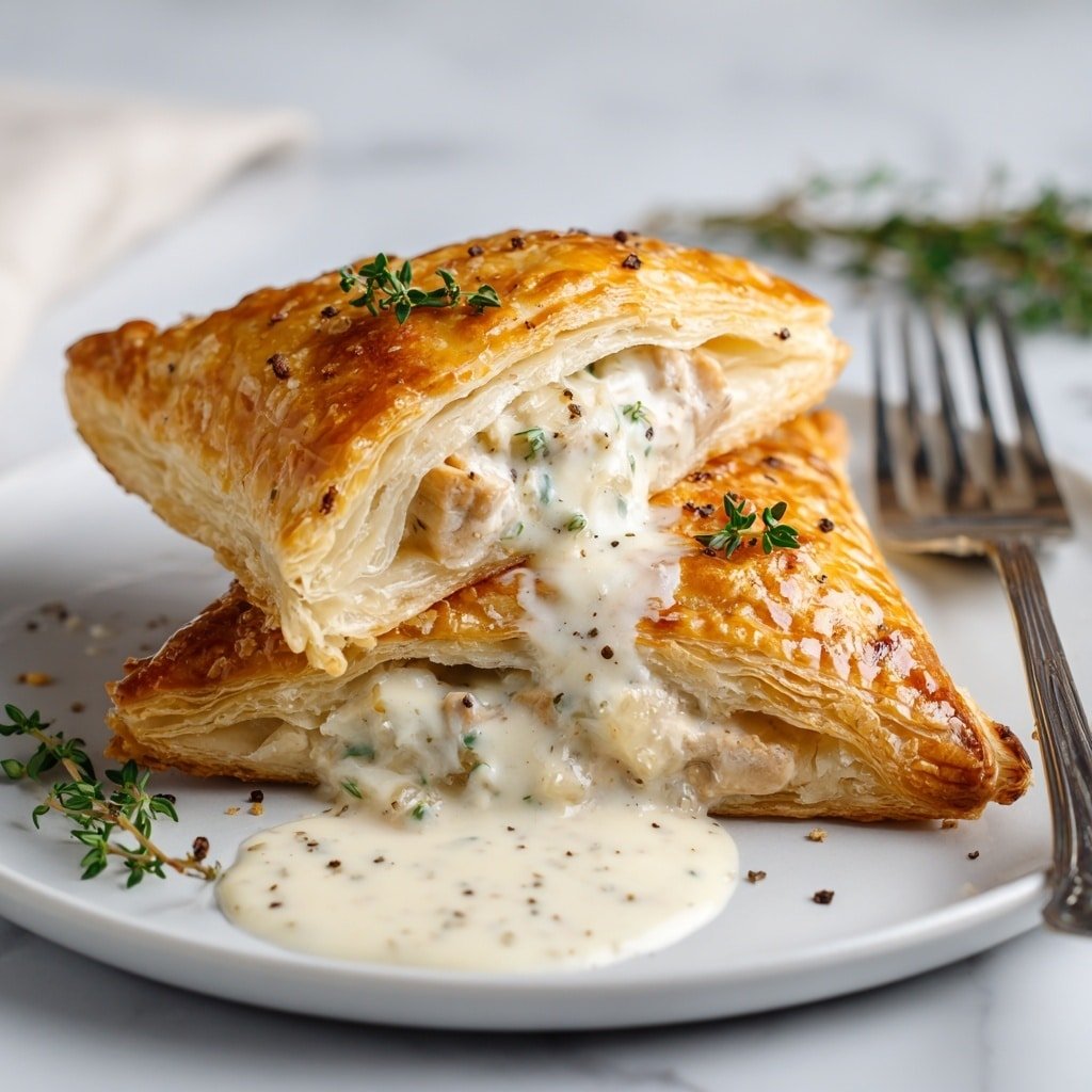 Chicken Wellington with Dijon Cream Sauce Recipe