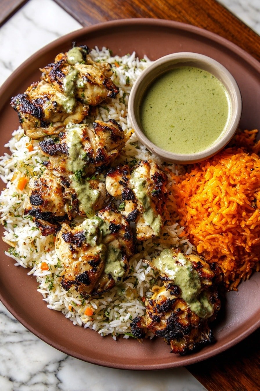 Peruvian Chicken with Green Sauce and Yellow Rice Recipe - Article Image 2 — Peruvian Chicken with Green Sauce and Yellow Rice, Peruvian chicken recipe, green sauce for chicken, yellow rice with turmeric, flavorful Peruvian dish
