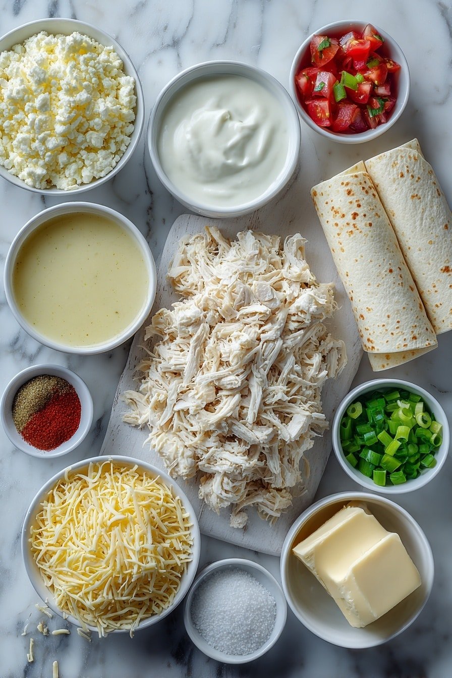 King Ranch Chicken Soup Recipe - Ingredients Image — King Ranch Chicken Soup, hearty chicken soup, creamy spicy soup, easy chicken soup recipe, comfort food soup