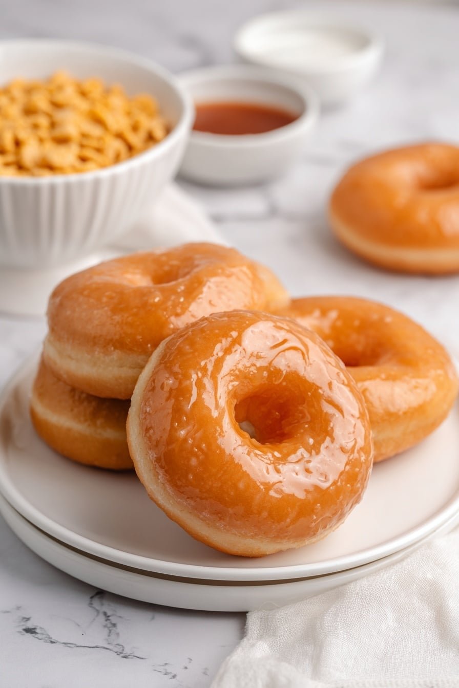 Crème Brûlée Donuts Recipe - Article Image 1 — Crème Brûlée Donuts, crème brûlée dessert, caramelized donut recipe, custard-filled donuts, elegant brunch desserts