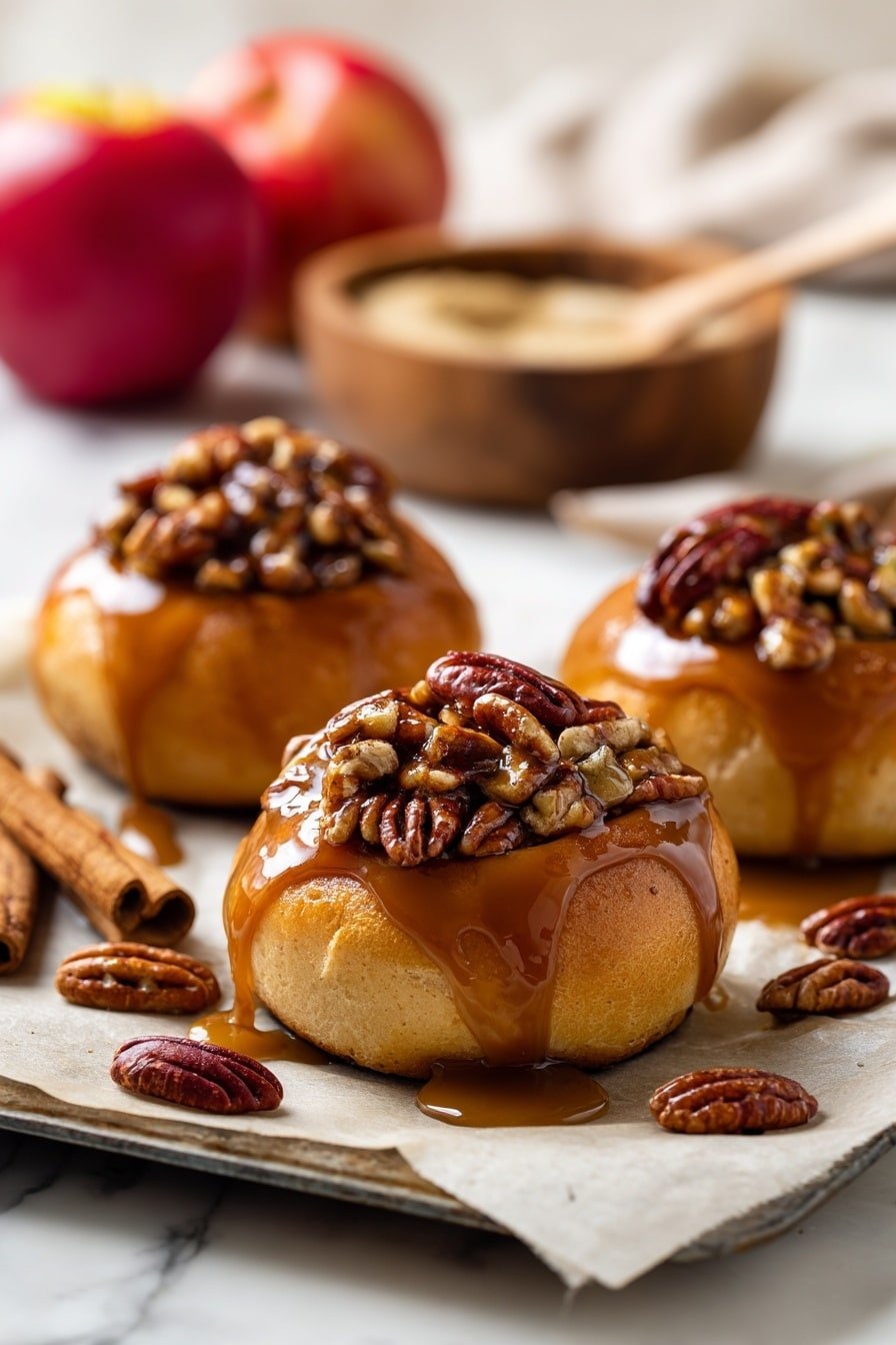 Caramel Apple Crescent Bombs Recipe - Article Image 1 — Caramel Apple Crescent Bombs, caramel apple dessert, easy fall treats, apple cinnamon pastries, cozy autumn recipes