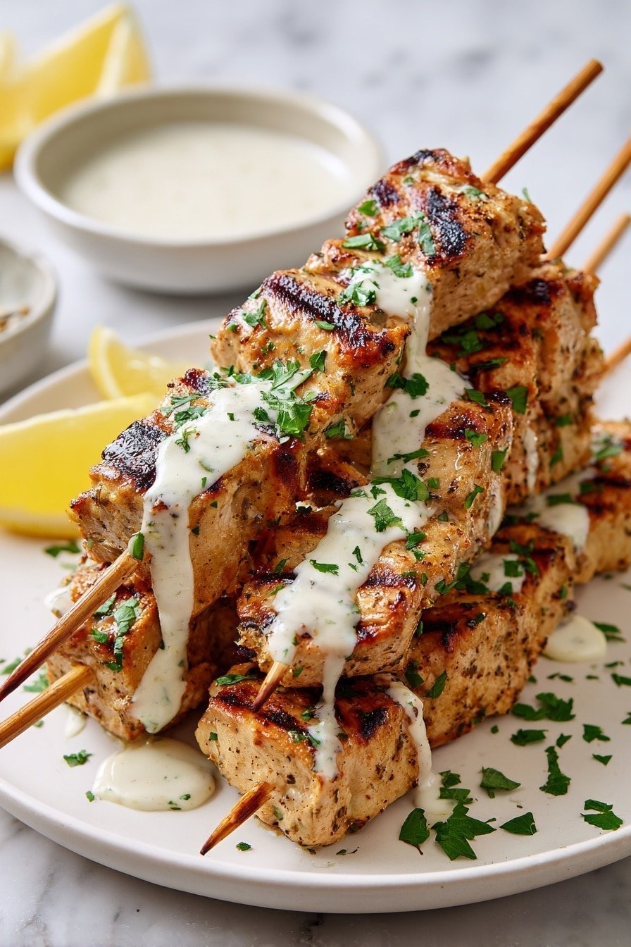 Flavorful Chicken Kofta with Garlic Yogurt Sauce Recipe - Article Image 1 — Flavorful Chicken Kofta with Garlic Yogurt Sauce, chicken kofta recipe, spicy chicken balls with yogurt sauce, easy chicken kofta dish, homemade chicken kofta