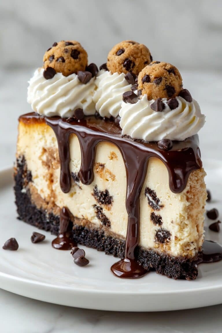 Chocolate Chip Cookie Dough Pumpkin Cheesecake Recipe