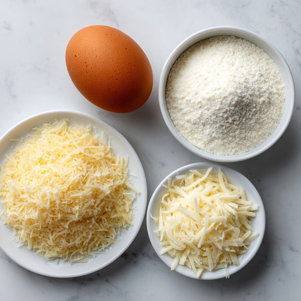 Cheesy Parmesan Mozzarella Bites Recipe - Ingredients Image — Cheesy Parmesan Mozzarella Bites, cheesy appetizer ideas, easy cheesy snack recipes, baked cheese bites, party appetizer recipes