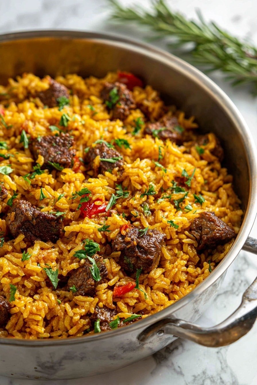 Beef Giouvetsi with Orzo and Tomato Recipe - Article Image 2 — Beef Giouvetsi with Orzo and Tomato, Greek Beef Stew with Orzo, Traditional Greek Beef and Tomato Dish, Comforting Beef Giouvetsi, Easy Greek Beef Casserole