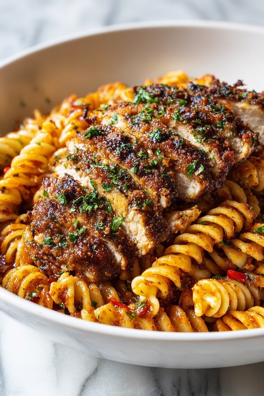 Honey Pepper Chicken Pasta Recipe - Article Image 1 — Honey Pepper Chicken Pasta, easy chicken pasta recipes, quick dinner ideas, flavorful pasta dishes, honey pepper chicken