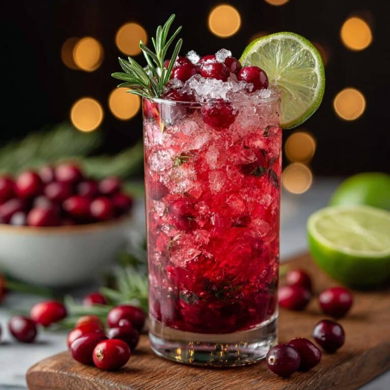 Cranberry Vanilla Mocktail Recipe