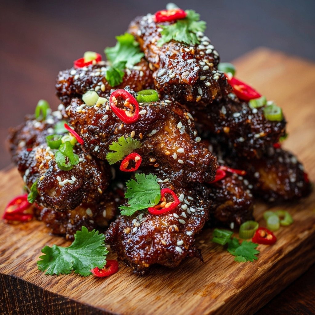 Sticky Chinese Chicken Wings Recipe - Article Image 2 — Sticky Chinese Chicken Wings, Chinese Chicken Wings recipe, crispy glazed chicken wings, easy Chinese chicken wings, baked Asian chicken wings
