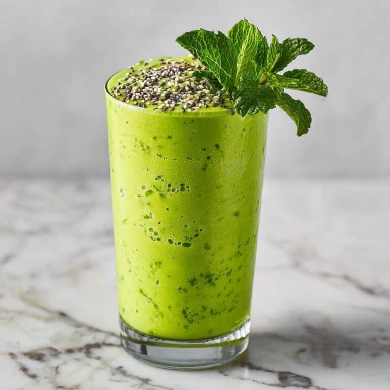 Healthy Green Spinach Smoothie Recipe
