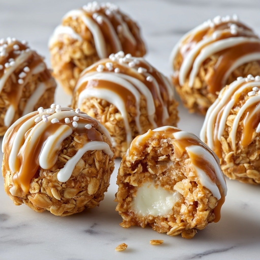 Salted Caramel Pretzel Cheesecake Balls Recipe