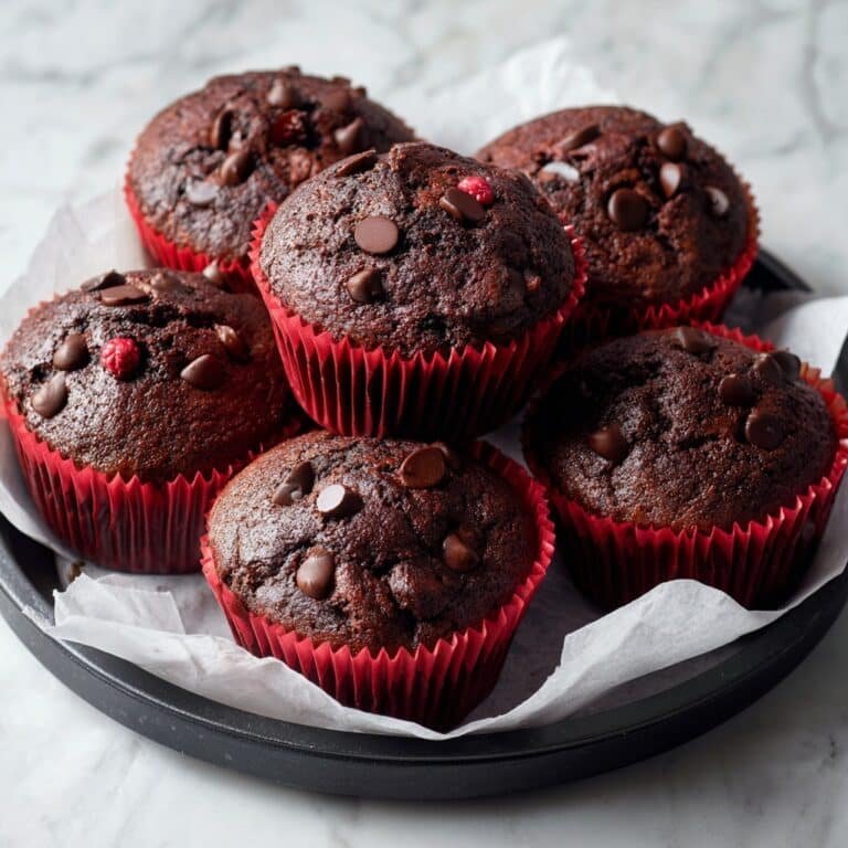 Red Velvet Chocolate Chip Muffins Recipe