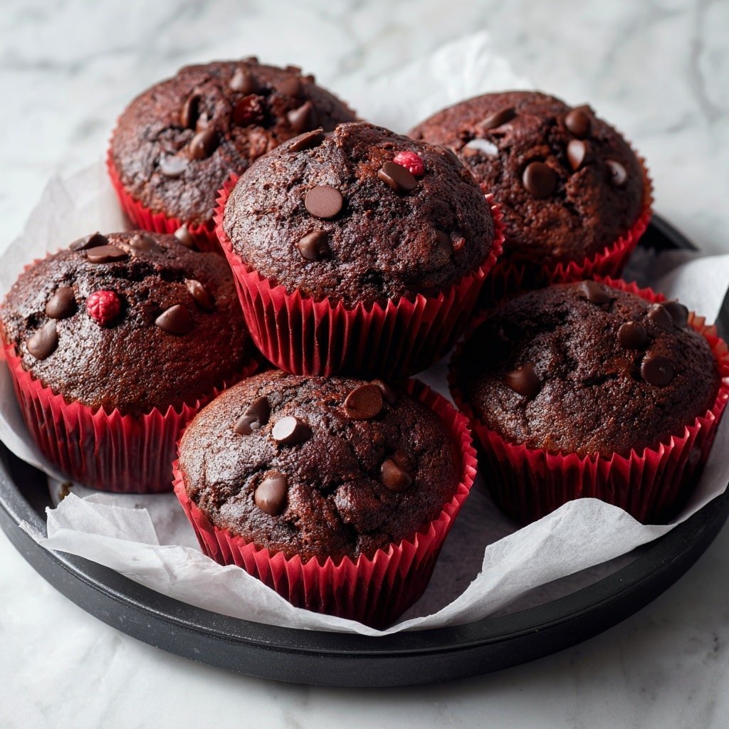 Red Velvet Chocolate Chip Muffins Recipe