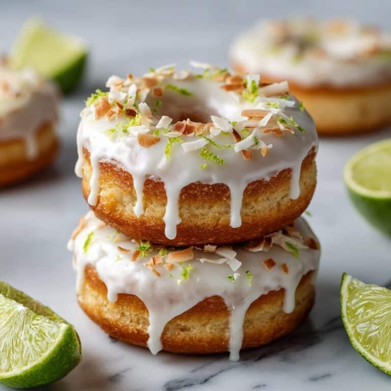 Key Lime Coconut Donuts Recipe