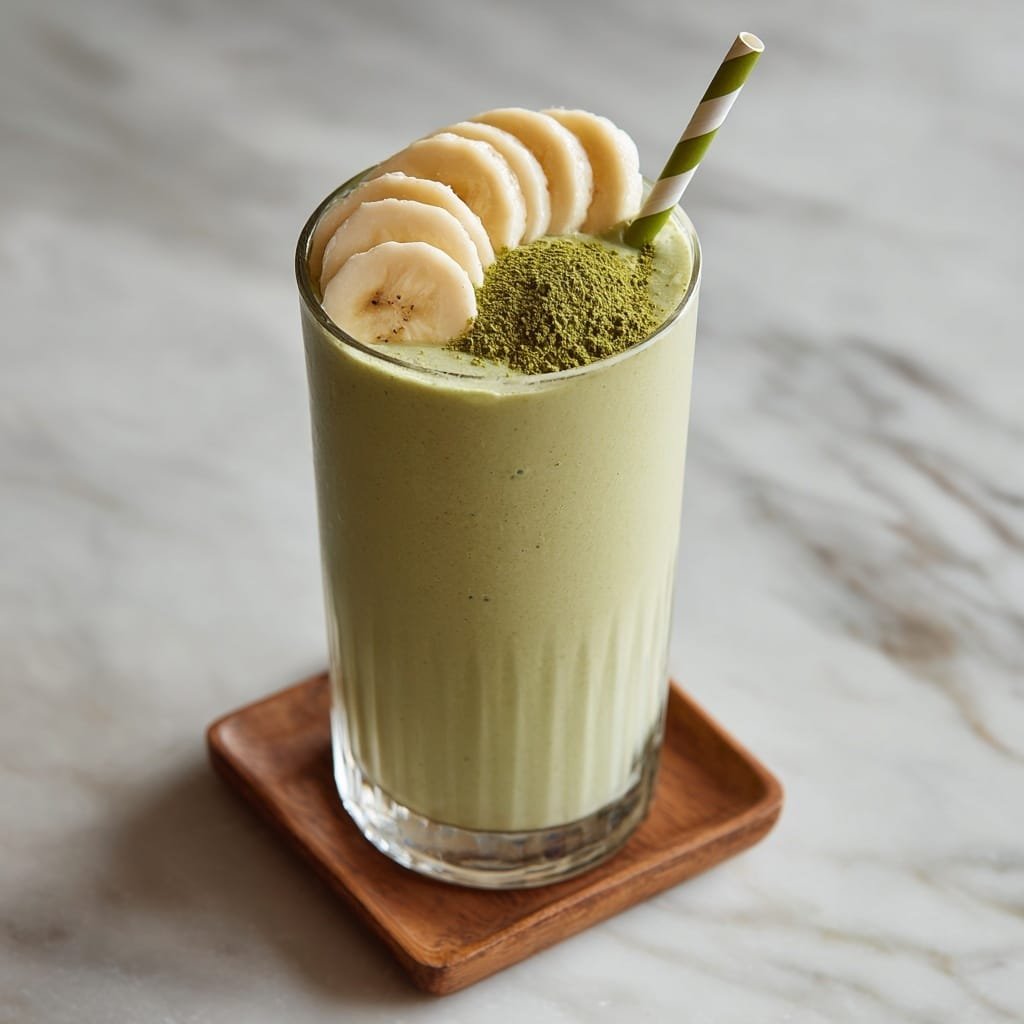 Banana Matcha Smoothie Recipe - Article Image 2 — Banana Matcha Smoothie, healthy smoothie recipes, green tea banana drink, easy smoothie ideas, refreshing breakfast smoothies