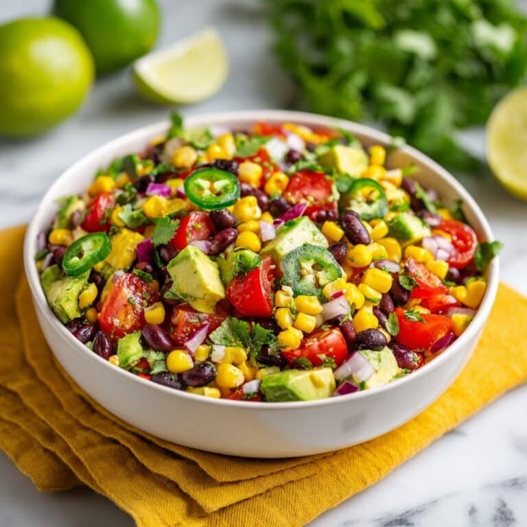 Black Bean Corn Salad with Lime Dressing Recipe