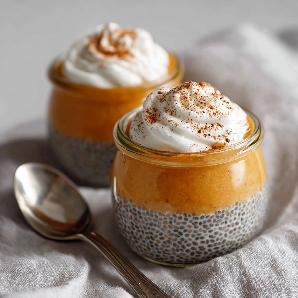 Healthy Pumpkin Chia Pudding Recipe - Article Image 1 — Healthy Pumpkin Chia Pudding, Pumpkin Chia Pudding Recipe, Fall Breakfast Ideas, Vegan Pumpkin Pudding, Nutritious Chia Pudding