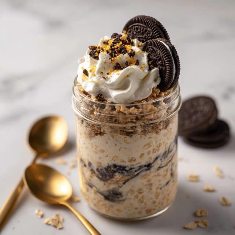 Oreo Overnight Oats Recipe