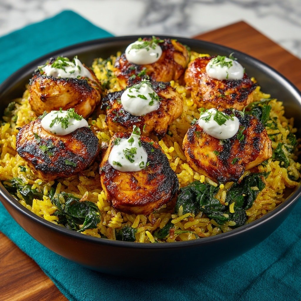 Turmeric Chicken and Rice Recipe - Article Image 2 — Turmeric Chicken and Rice, Healthy turmeric chicken and rice, Easy turmeric chicken recipes, Vibrant rice bowl with turmeric, Nourishing turmeric chicken dish