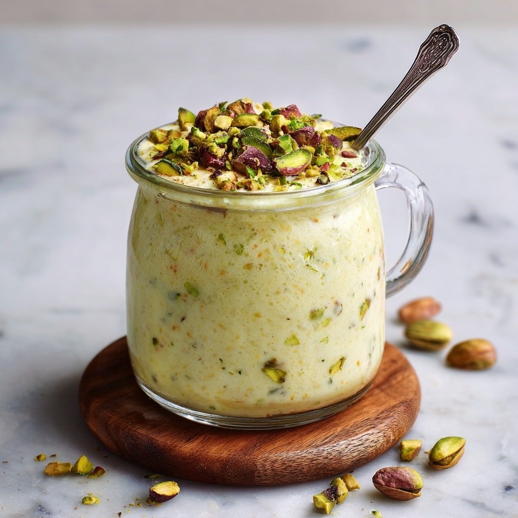 Indian Kulfi Overnight Oats Recipe - Article Image 1 — Indian Kulfi Overnight Oats, Indian Kulfi Overnight Oats recipe, Indian flavored overnight oats, exotic breakfast oats, creamy Indian breakfast