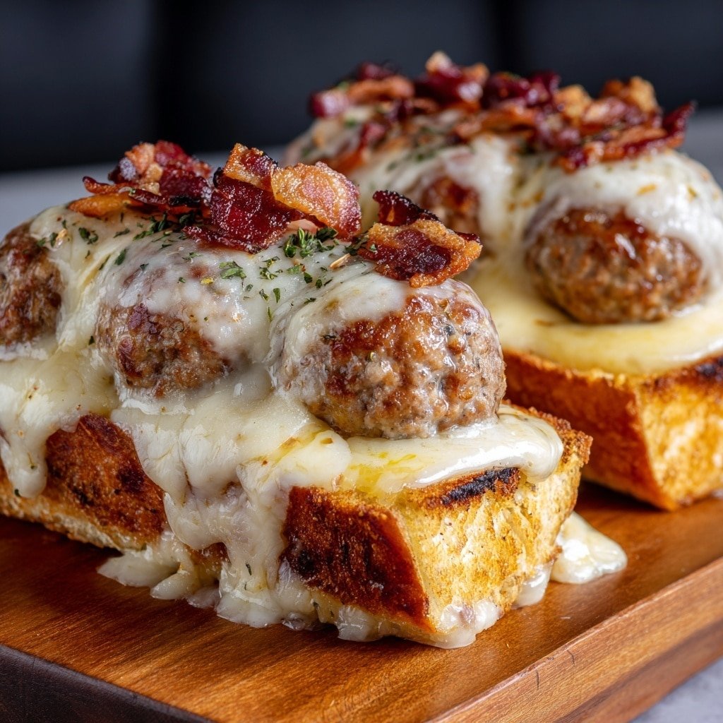 Bourbon BBQ Bacon Meatballs Recipe - Article Image 1 — Bourbon BBQ Bacon Meatballs, Easy bourbon meatball recipe, Savory bacon meatballs, BBQ meatballs with bourbon, Homemade meatball appetizer