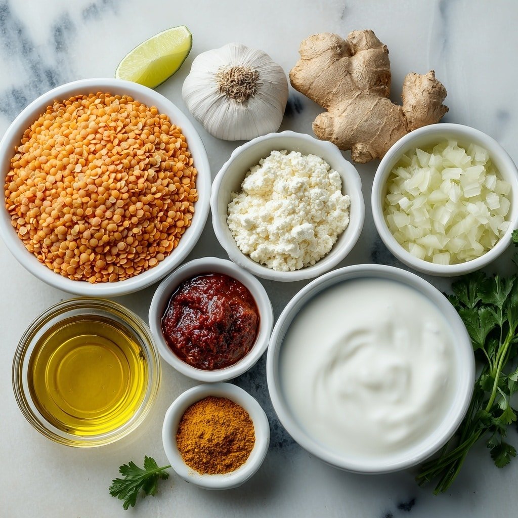 Thai Coconut Red Lentil Soup Recipe - Ingredients Image — Thai Coconut Red Lentil Soup, Thai Coconut Lentil Soup, Coconut Curry Lentil Soup, Spicy Thai Lentil Soup, Easy Thai Soup Recipe