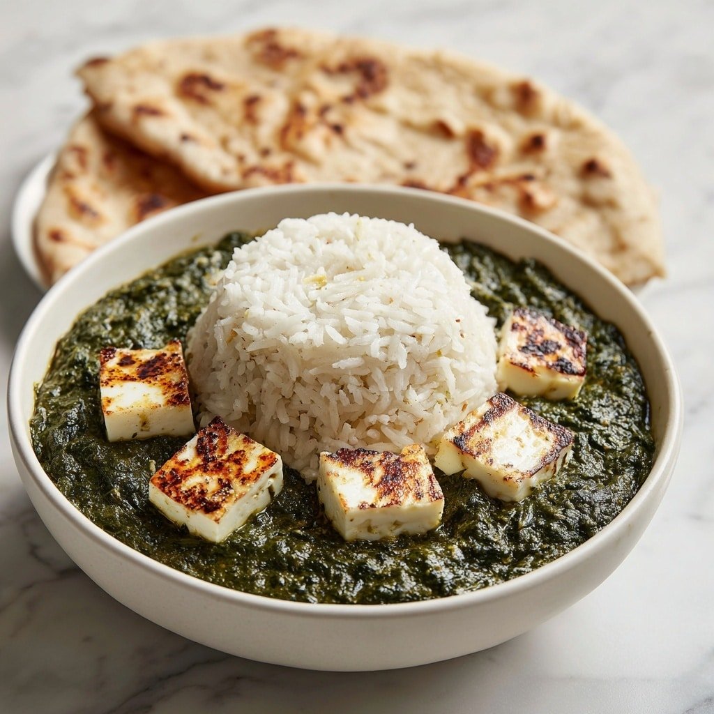 Easy Spinach Paneer Curry Recipe - Article Image 2 — Easy Spinach Paneer Curry, spinach paneer curry, Indian spinach curry, quick paneer curry, healthy spinach delicacy