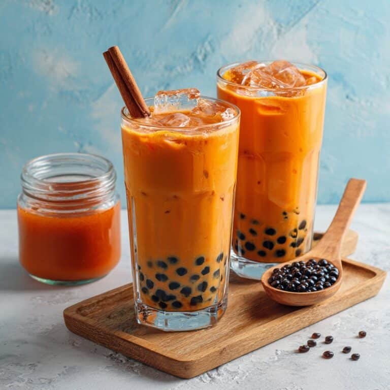 Thai Iced Tea with Boba Recipe