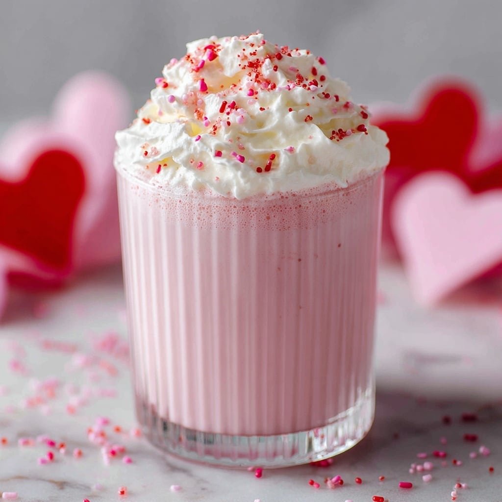 Red Velvet Latte with Coffee Recipe - Article Image 1 — Red Velvet Latte with Coffee, Red Velvet Latte recipe, Crimson coffee drinks, Chocolate beet latte, Creamy red velvet coffee