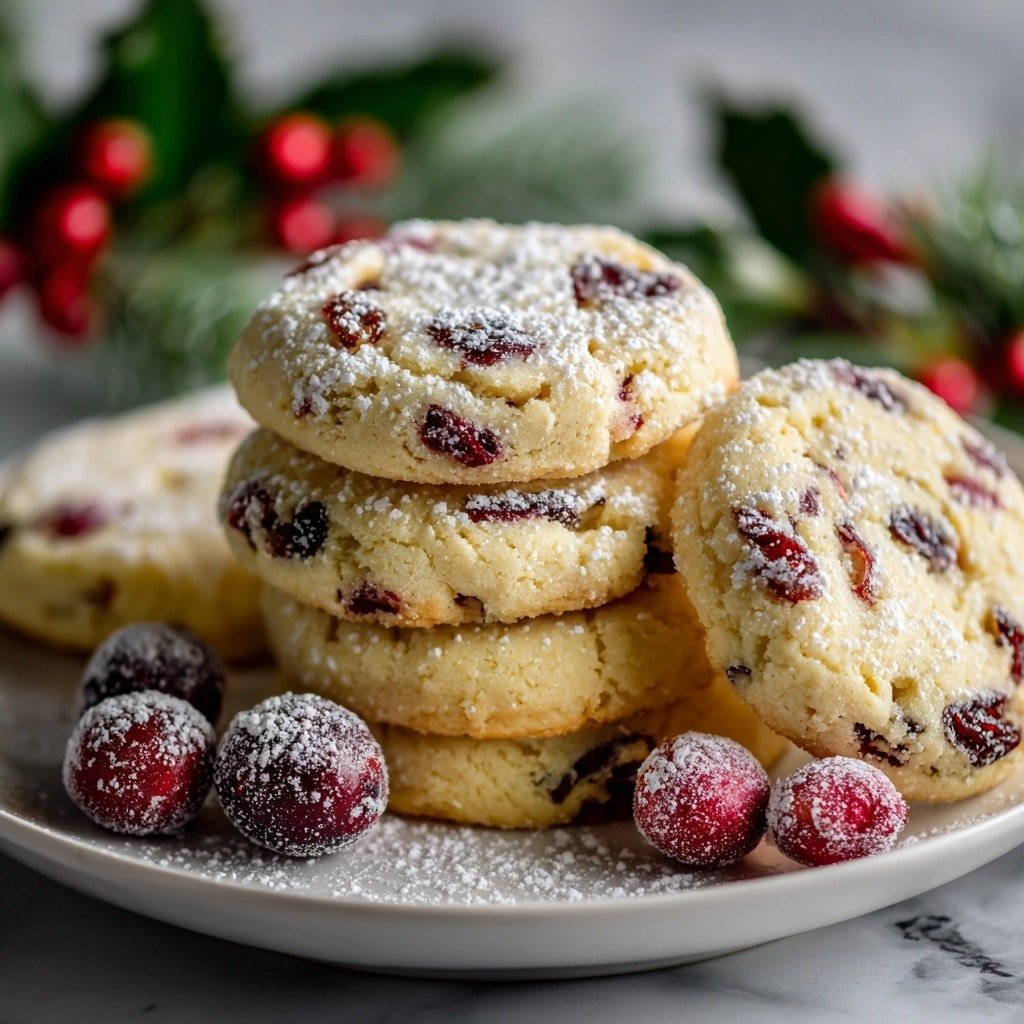 Cranberry Shortbread Cookies Recipe - Article Image 1 — Cranberry Shortbread Cookies, easy shortbread cookie recipe with cranberries, holiday cranberry cookies, buttery cranberry shortbread, homemade cranberry cookies