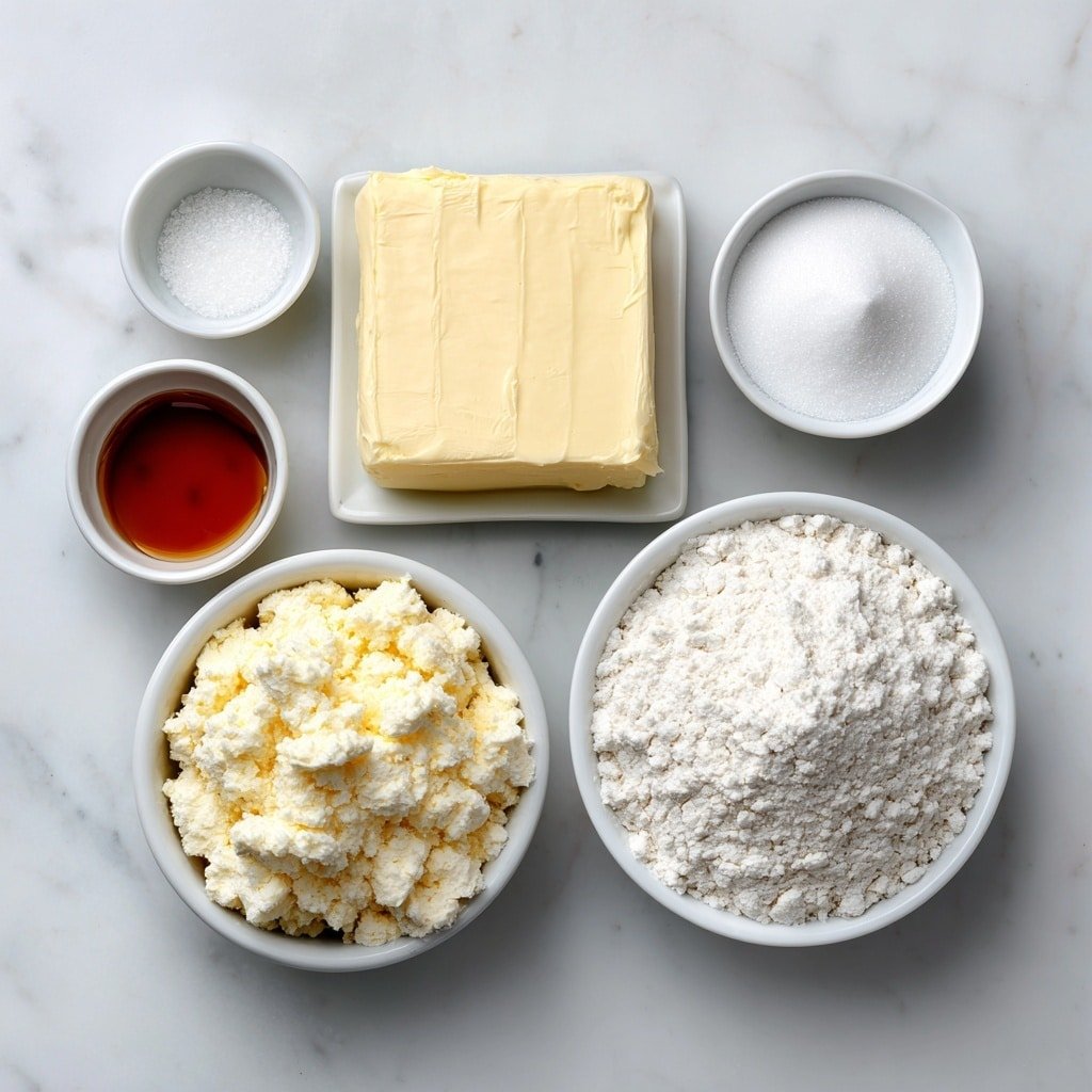 Shortbread Cookie Cups Recipe - Ingredients Image — Shortbread Cookie Cups, buttery cookie cups, mini dessert cups, homemade cookie cups, versatile cookie cup recipes