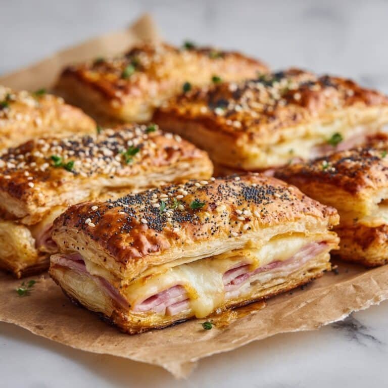 Ham and Cheese Puff Pastry Bites Recipe