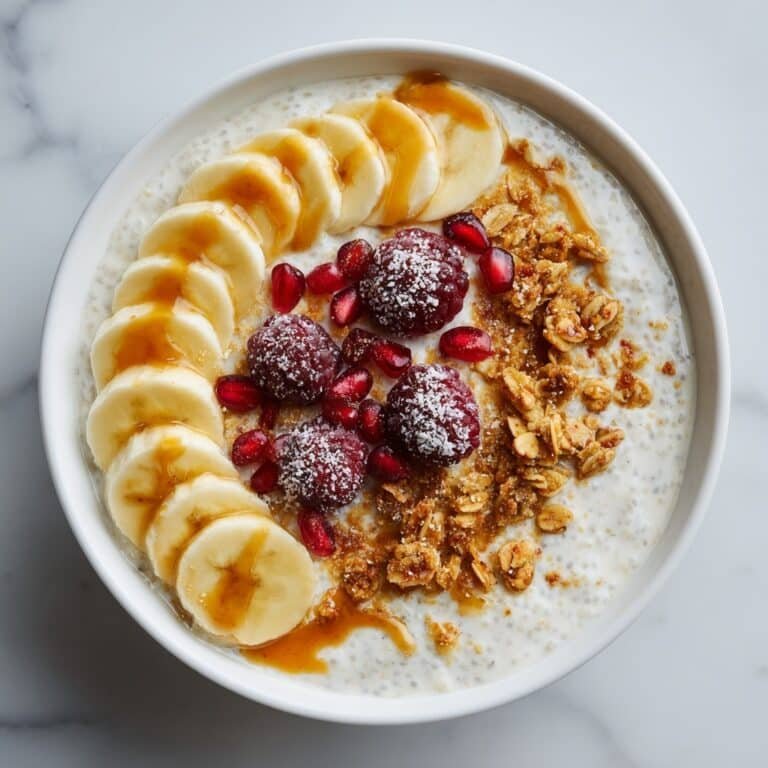 Healthy Chia Pudding Bowl with Banana and Granola Recipe
