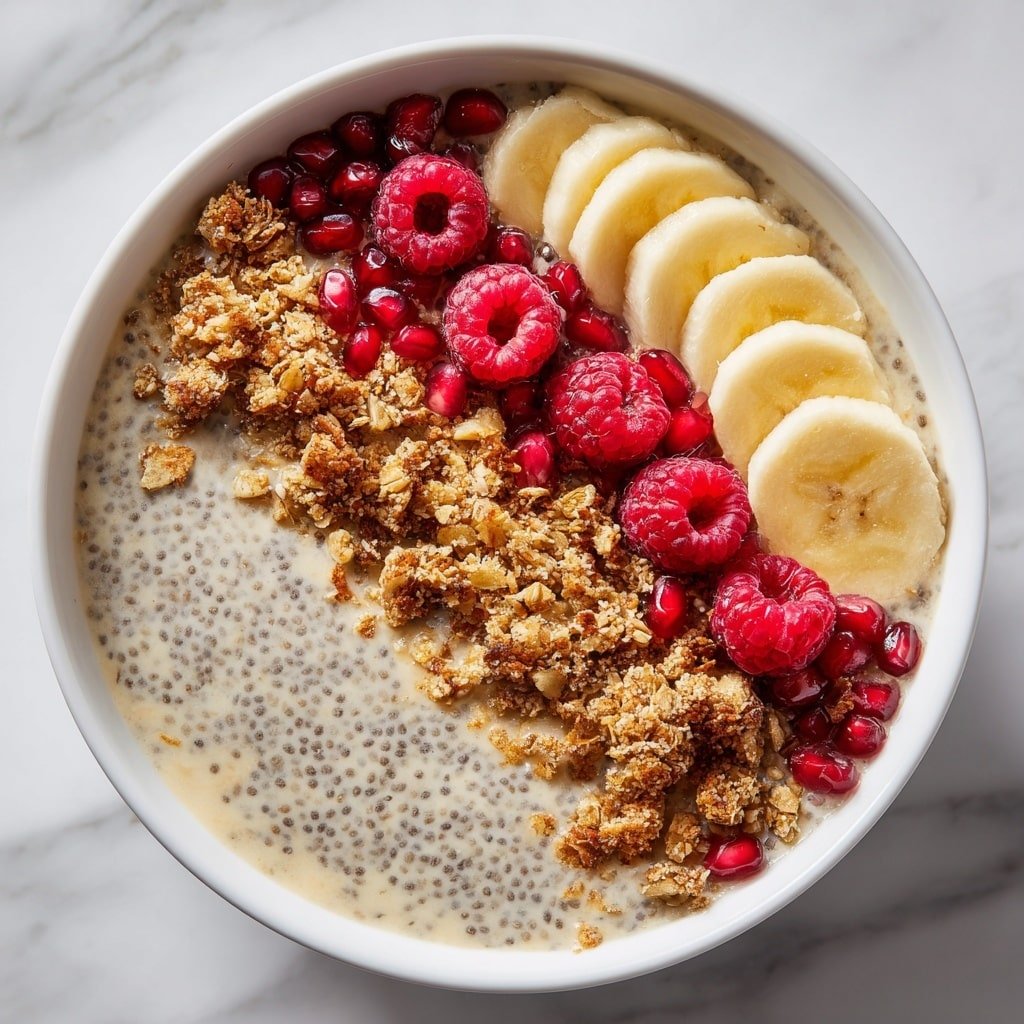 Healthy Chia Pudding Bowl with Banana and Granola Recipe - Article Image 2 — Healthy Chia Pudding Bowl with Banana and Granola, chia pudding recipes, healthy breakfast ideas, easy vegan breakfast, nutritious chia seed pudding