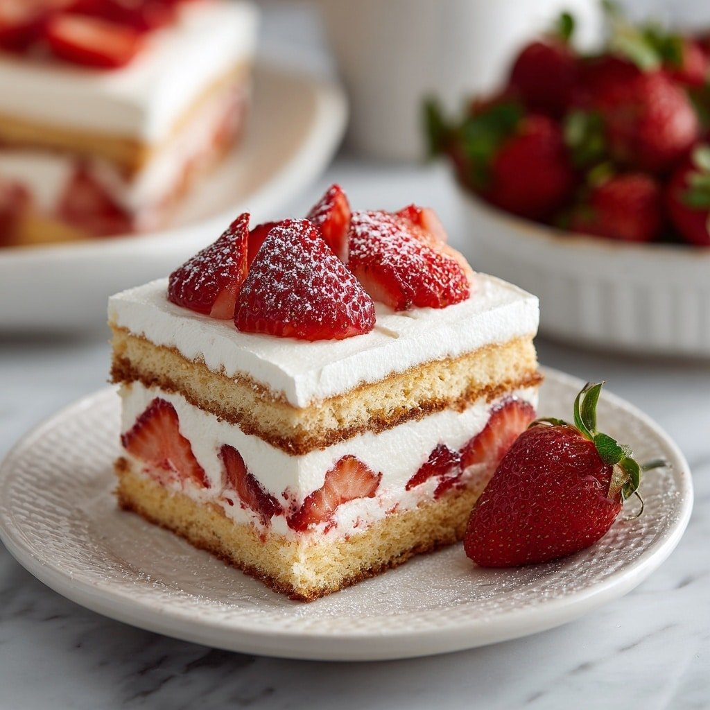 Strawberry Tiramisu Recipe - Article Image 1 — Strawberry Tiramisu, Strawberry Tiramisu dessert, no-bake strawberry dessert, easy strawberry tiramisu, creamy strawberry layered dessert