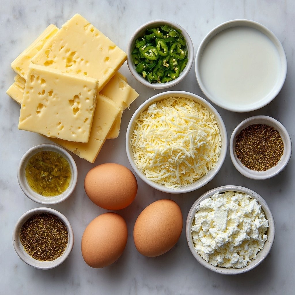 Creamy Mexican White Cheese Dip Recipe - Ingredients Image — Creamy Mexican White Cheese Dip, Mexican cheese dip, easy cheese dip recipe, silky cheese dip, spicy Mexican cheese dip