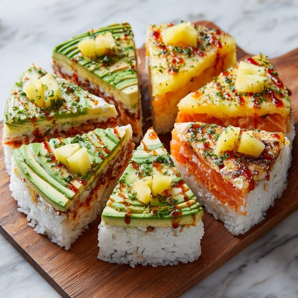 Baked Salmon Sushi Roll Recipe - Article Image 1 — Baked Salmon Sushi Roll, Baked Salmon Sushi, Salmon Sushi Bake, Easy Sushi Roll, Homemade Sushi with Salmon