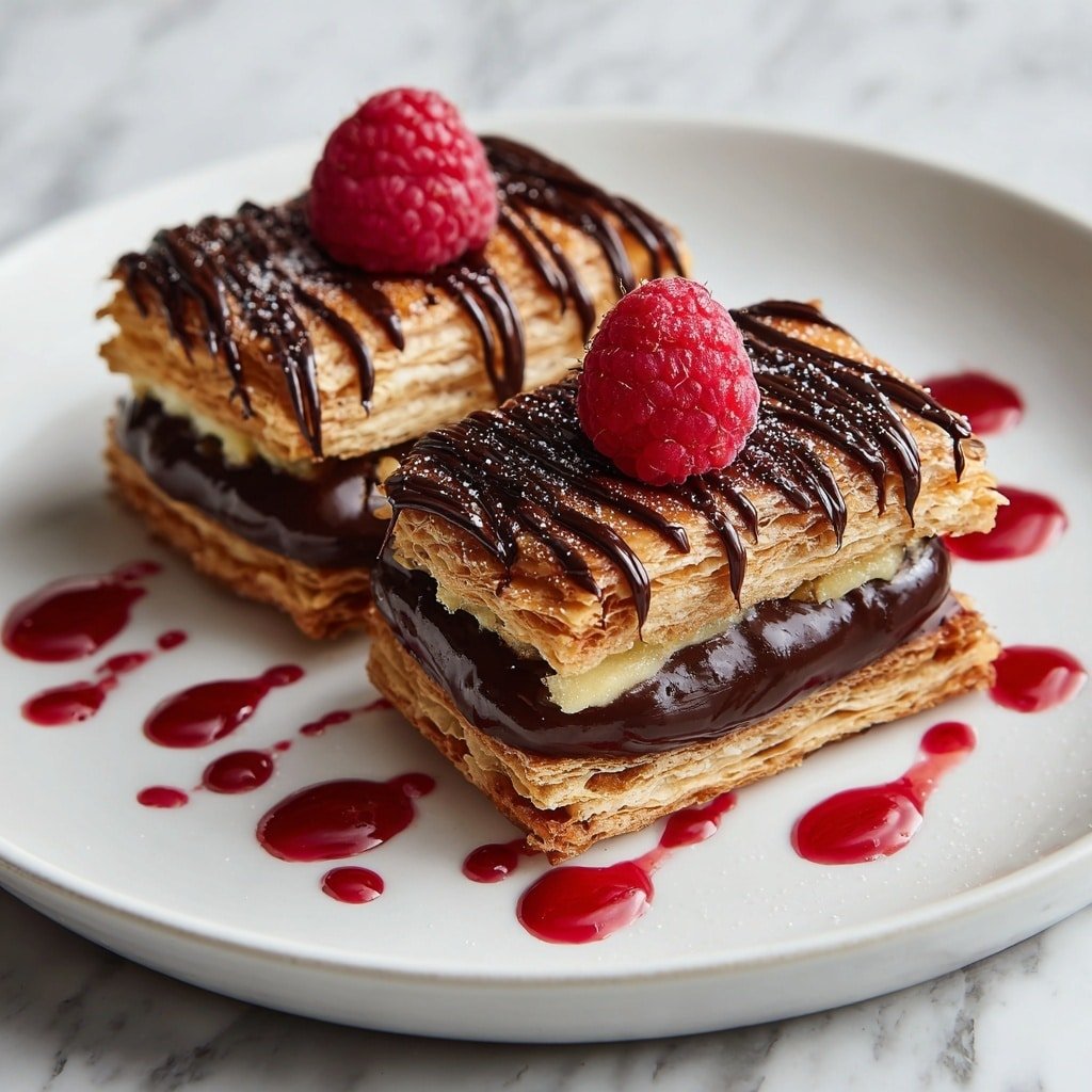 Chocolate Fudge Pop Tarts with Raspberry Glaze Recipe - Article Image 1 — Chocolate Fudge Pop Tarts with Raspberry Glaze, homemade pop tart recipe, chocolate pastry treat, raspberry glaze dessert, easy pastry with fudge filling