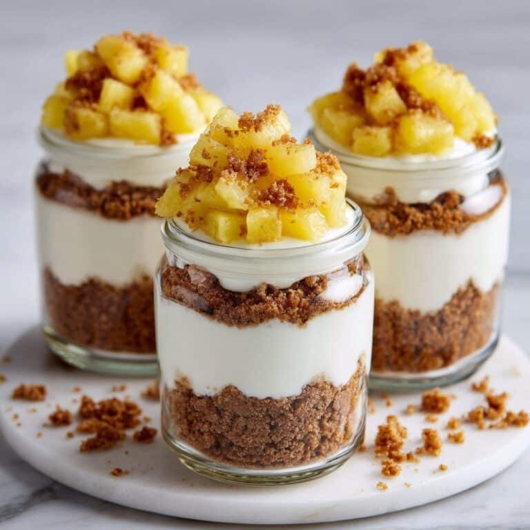 No-Bake Apple Cheesecake Jars Recipe