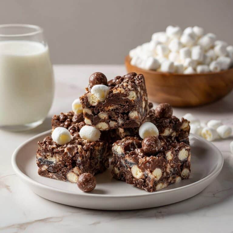 No-Bake Rocky Road Squares Recipe