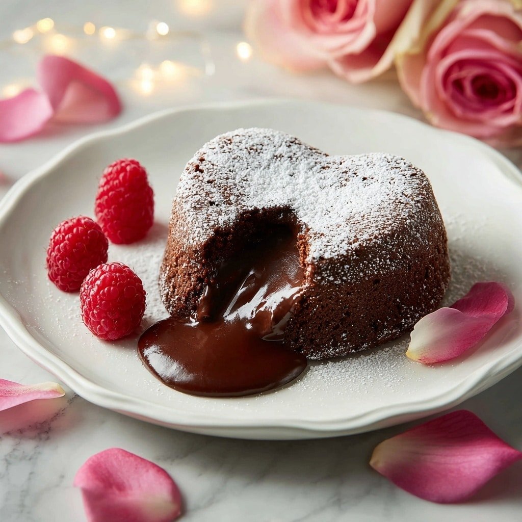 Chocolate Lava Hearts Recipe - Article Image 2 — Chocolate Lava Hearts, molten chocolate cake, indulgent dessert, easy chocolate lava recipe, romantic chocolate dessert