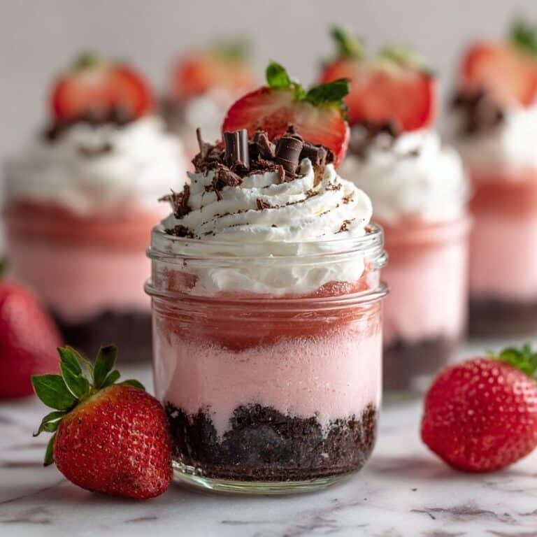 Chocolate Strawberry Mousse Cake Recipe