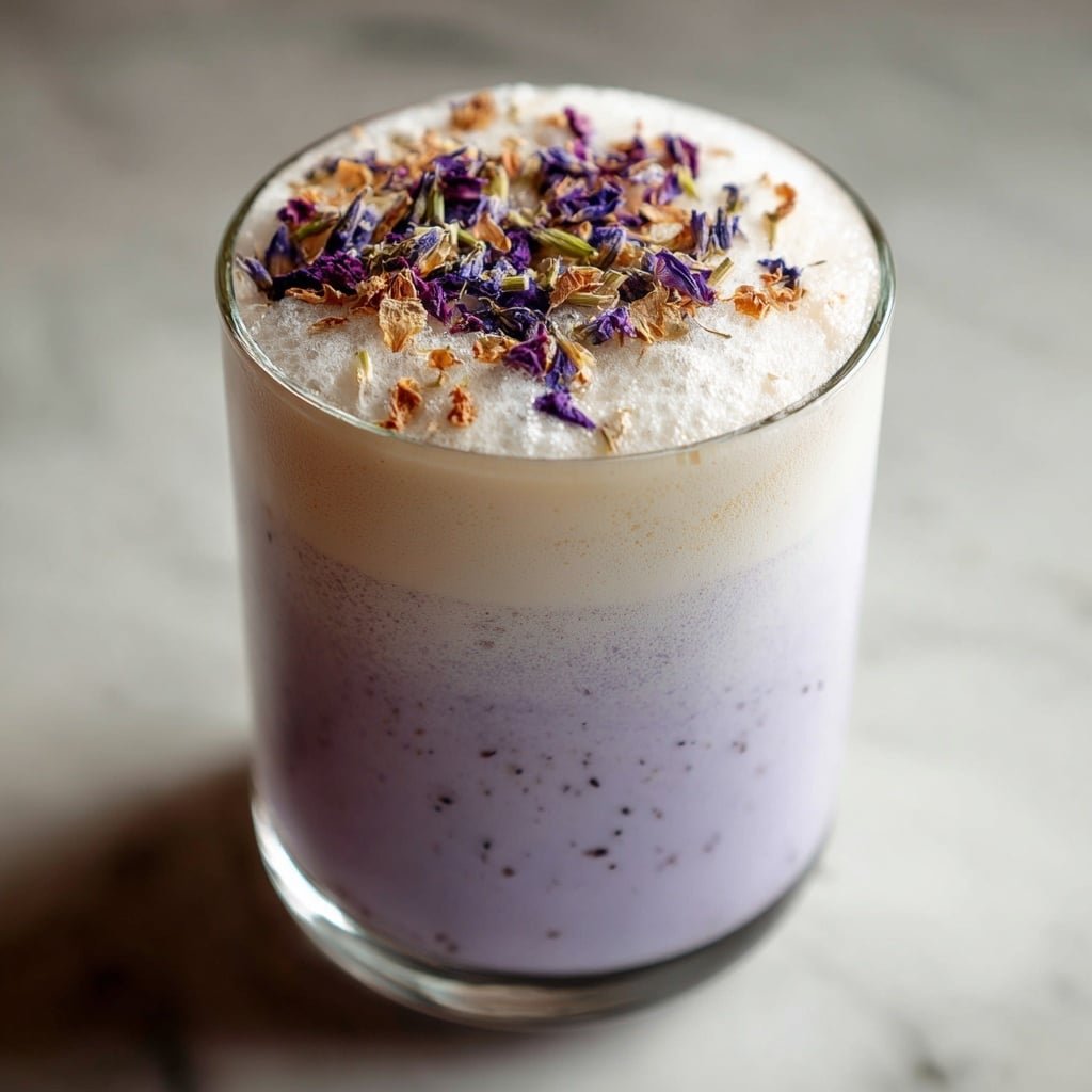 Lavender Milk Tea Recipe - Article Image 2 — Lavender Milk Tea, how to make lavender milk tea, calming lavender tea recipe, homemade lavender milk tea, floral milk tea drink