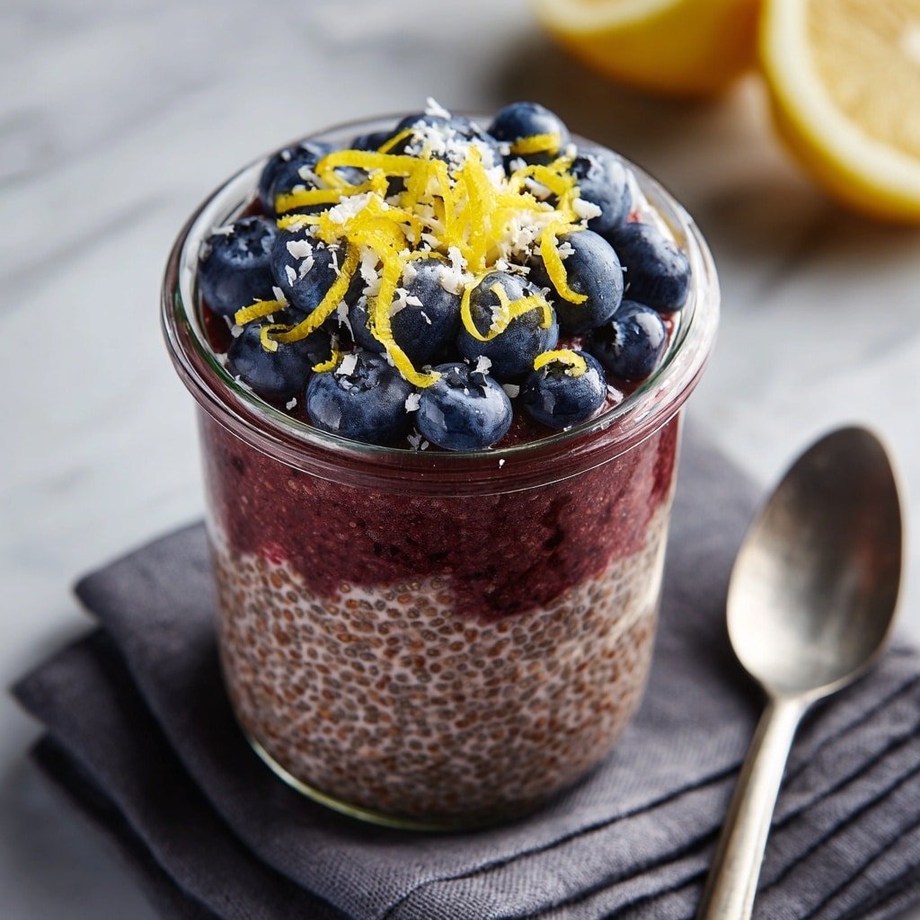 Blueberry Chia Pudding Recipe - Article Image 2 — Blueberry Chia Pudding, healthy blueberry chia pudding, easy chia pudding recipe, vegan blueberry breakfast, no-cook chia pudding