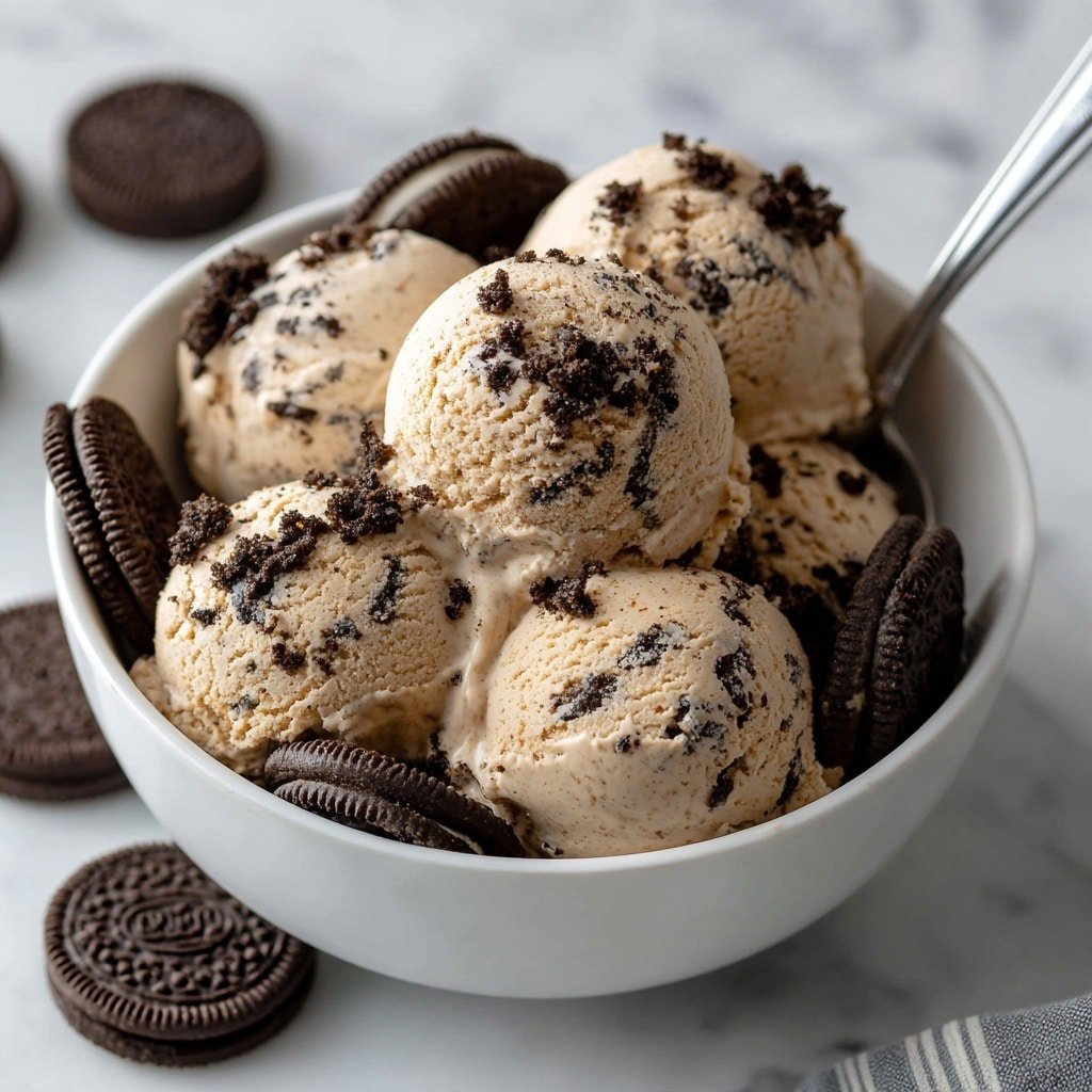 Chocolate Oreo Protein Ice Cream Recipe - Article Image 2 — Chocolate Oreo Protein Ice Cream, healthy ice cream recipe, homemade protein dessert, low-calorie ice cream, Oreo protein ice cream