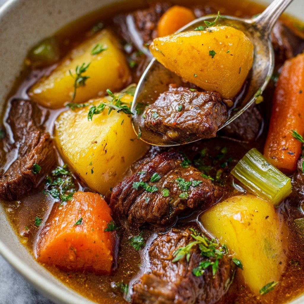 Hearty Beef Stew in Dutch Oven Recipe - Article Image 2 — Hearty Beef Stew in Dutch Oven, hearty beef stew, Dutch oven beef stew, comforting beef stew recipe, slow-cooked beef stew