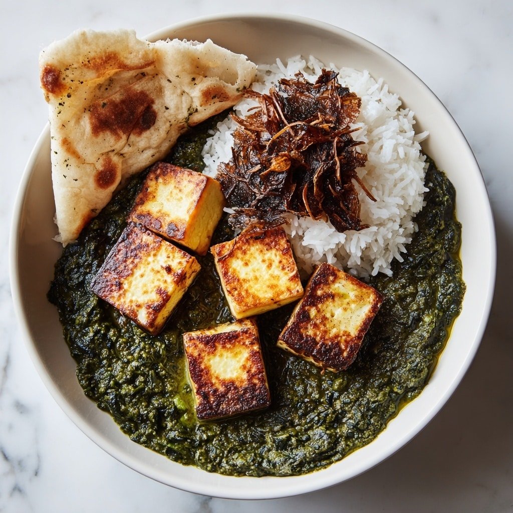 Easy Spinach Paneer Curry Recipe - Article Image 1 — Easy Spinach Paneer Curry, spinach paneer curry, Indian spinach curry, quick paneer curry, healthy spinach delicacy