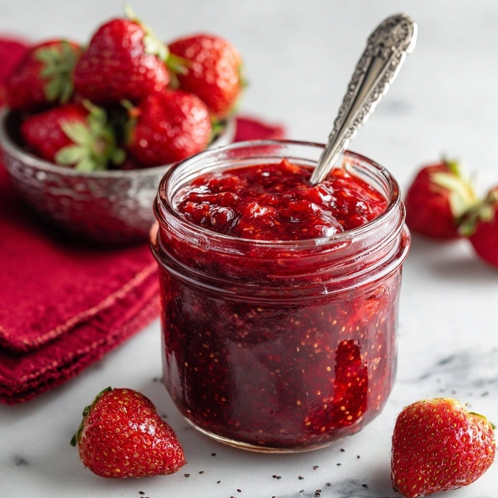 Healthy Strawberry Chia Jam Recipe - Article Image 1 — Healthy Strawberry Chia Jam, homemade strawberry jam, natural fruit preserves, quick healthy jam, chia seed fruit spread