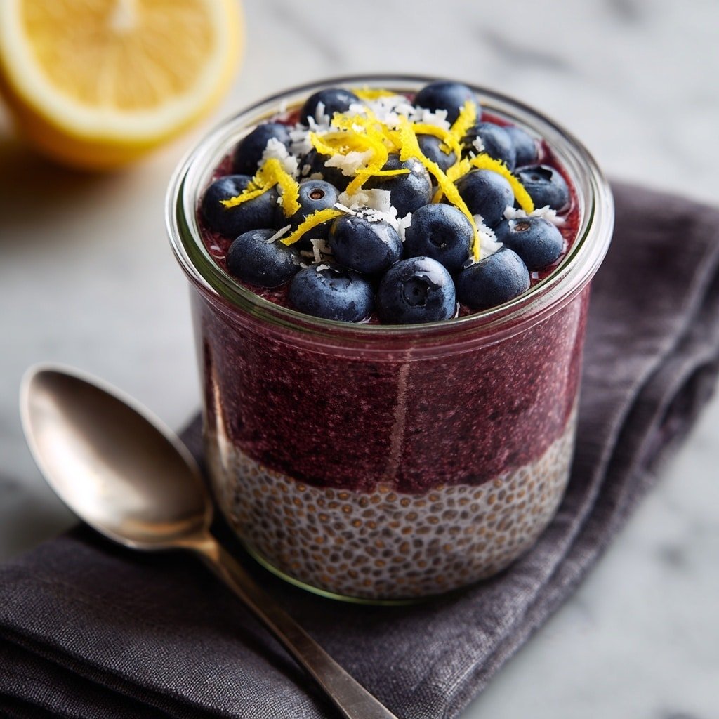 Blueberry Chia Pudding Recipe - Article Image 1 — Blueberry Chia Pudding, healthy blueberry chia pudding, easy chia pudding recipe, vegan blueberry breakfast, no-cook chia pudding
