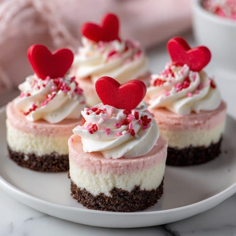 Mini Valentine’s Oreo Cheesecakes Recipe